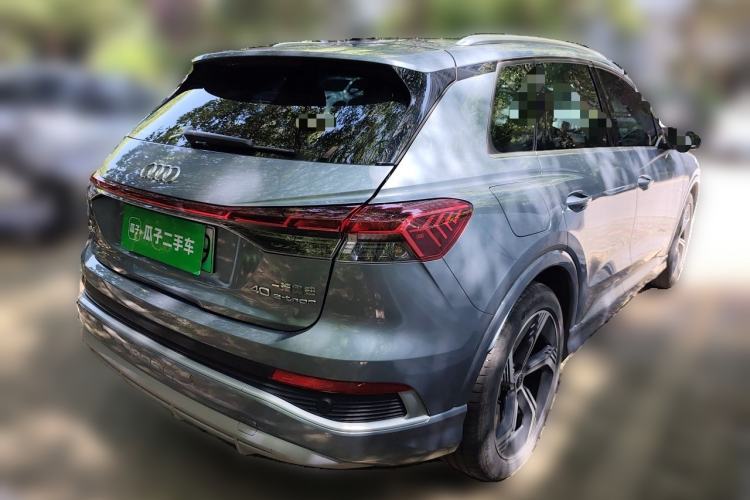 Used Audi Q4 e-tron 2024 40 e-tron Boundary Edition Rear Right 45 Deg