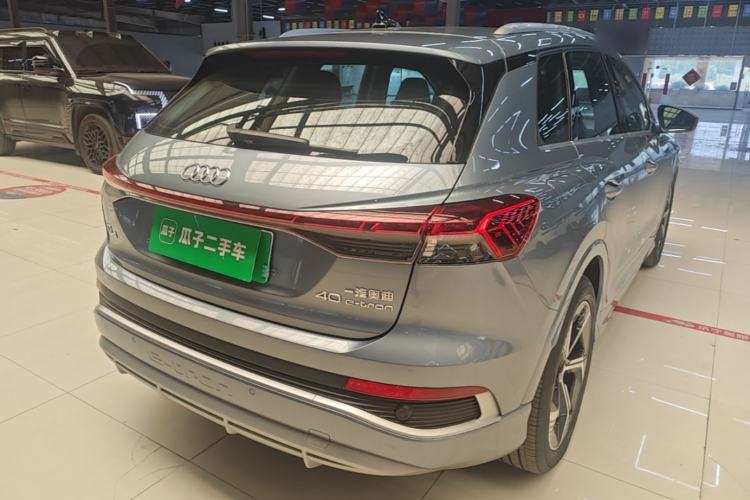 Used Audi Q4 e-tron 2024 40 e-tron Boundary Edition Rear Right 45 Deg