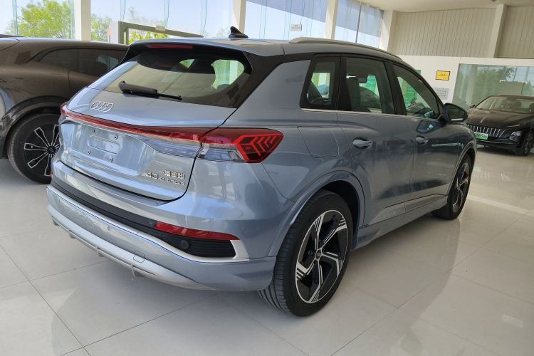 Used Audi Q4 e-tron 2024 40 e-tron Boundary Edition Rear Right 45 Deg