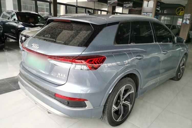 Used Audi Q4 e-tron 2024 40 e-tron Boundary Edition Rear Right 45 Deg