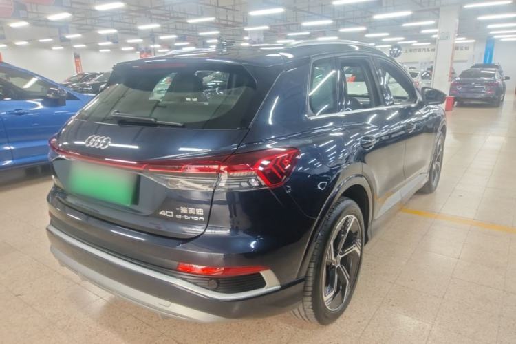 Used Audi Q4 e-tron 2024 40 e-tron Boundary Edition Rear Right 45 Deg