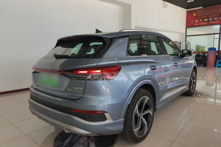 Used Audi Q4 e-tron 2024 40 e-tron Boundary Edition Rear Right 45 Deg