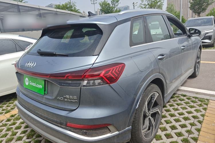 Used Audi Q4 e-tron 2024 40 e-tron Boundary Edition Rear Right 45 Deg