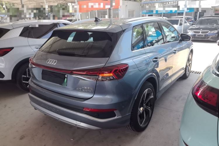 Used Audi Q4 e-tron 2024 40 e-tron Boundary Edition Rear Right 45 Deg