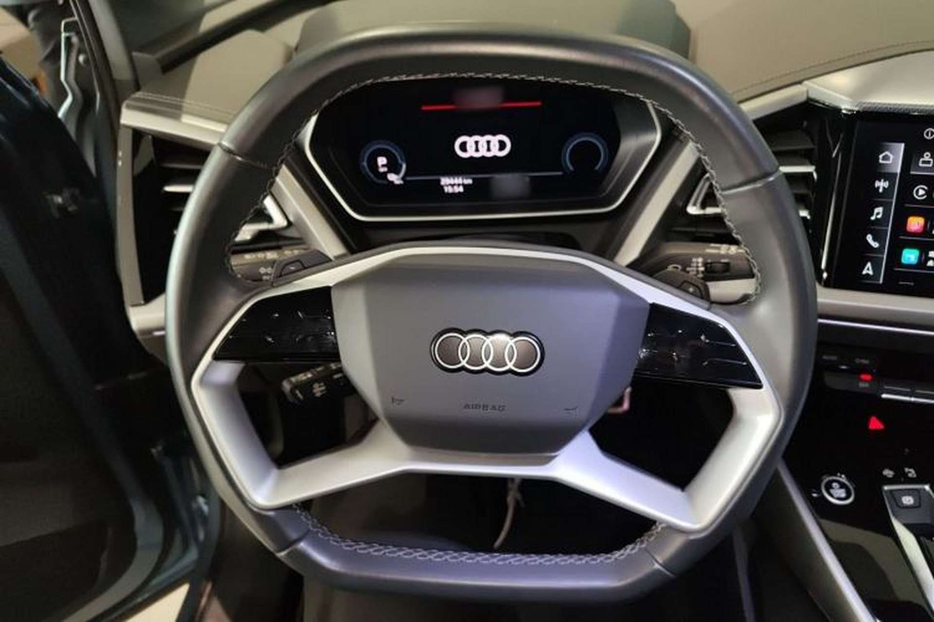 Used Audi Q4 e-tron 2024 40 e-tron Adventure Edition Steering Wheel