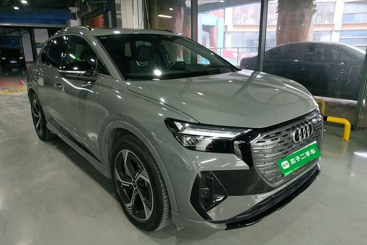 Used Audi Q4 e-tron 2024 50 e-tron quattro Creation Edition Midnight Exterior 2