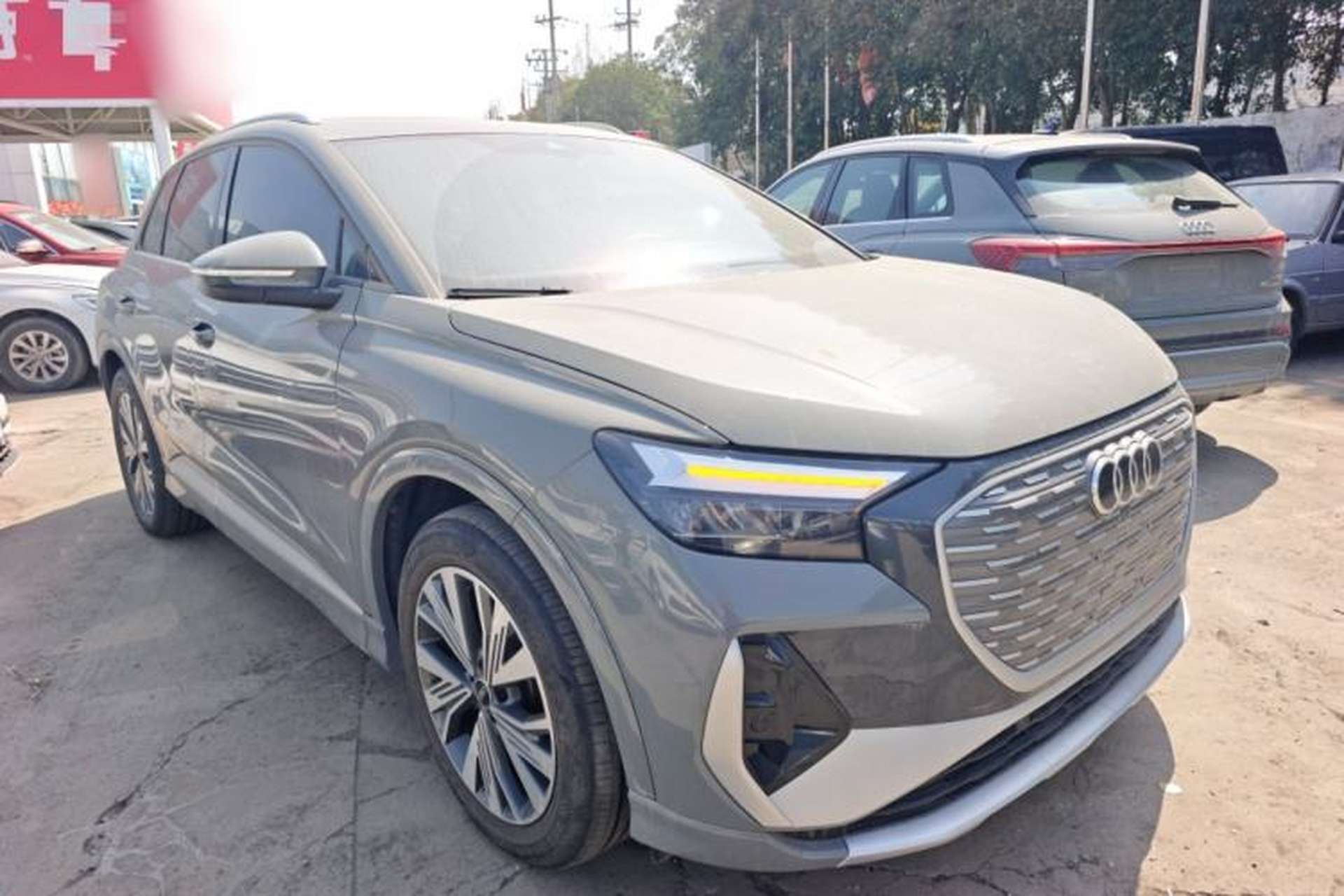 Used Audi Q4 e-tron 2024 40 e-tron Adventure Edition Front Right 45 Deg