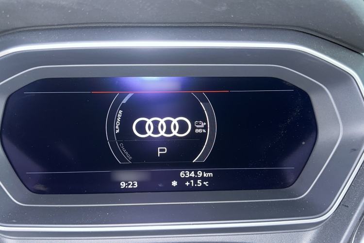Used Audi Q4 e-tron 2024 50 e-tron quattro Creation Edition Midnight Instrument Cluster