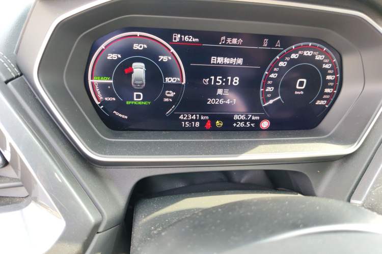 Used Audi Q4 e-tron 2024 40 e-tron Boundary Edition Odometer Close Up