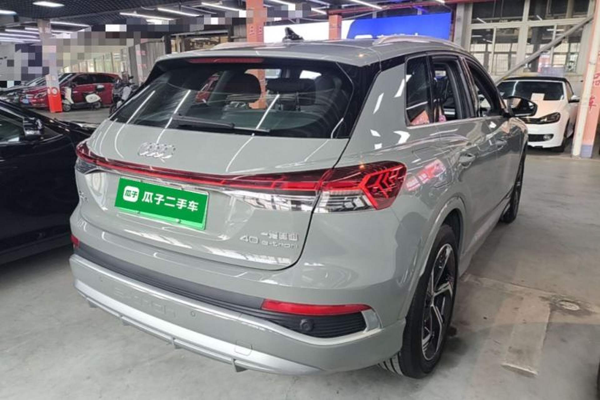 Used Audi Q4 e-tron 2024 40 e-tron Boundary Edition Rear Right 45 Deg
