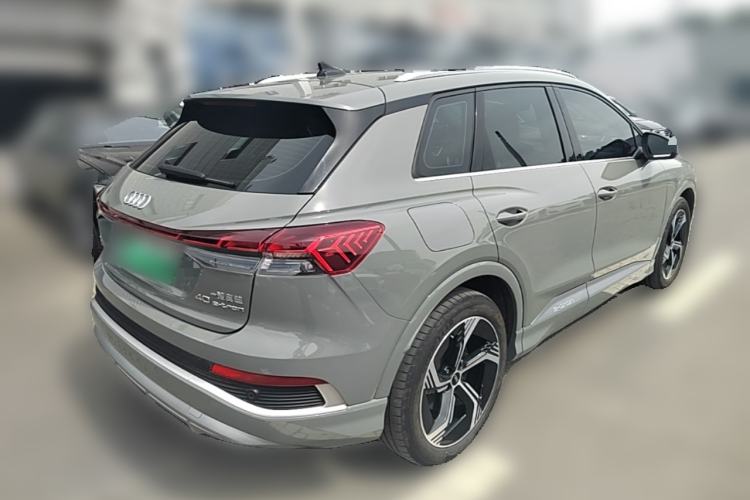 Used Audi Q4 e-tron 2024 40 e-tron Boundary Edition Rear Right 45 Deg