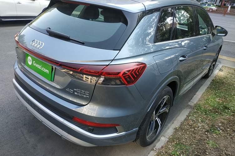 Used Audi Q4 e-tron 2024 40 e-tron Boundary Edition Rear Right 45 Deg