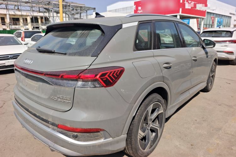 Used Audi Q4 e-tron 2024 40 e-tron Boundary Edition Rear Right 45 Deg