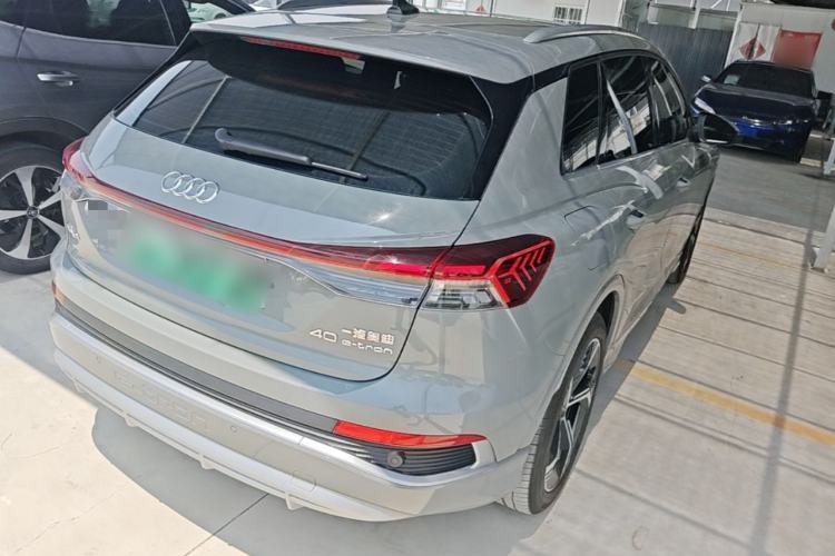 Used Audi Q4 e-tron 2024 40 e-tron Boundary Edition Rear Right 45 Deg