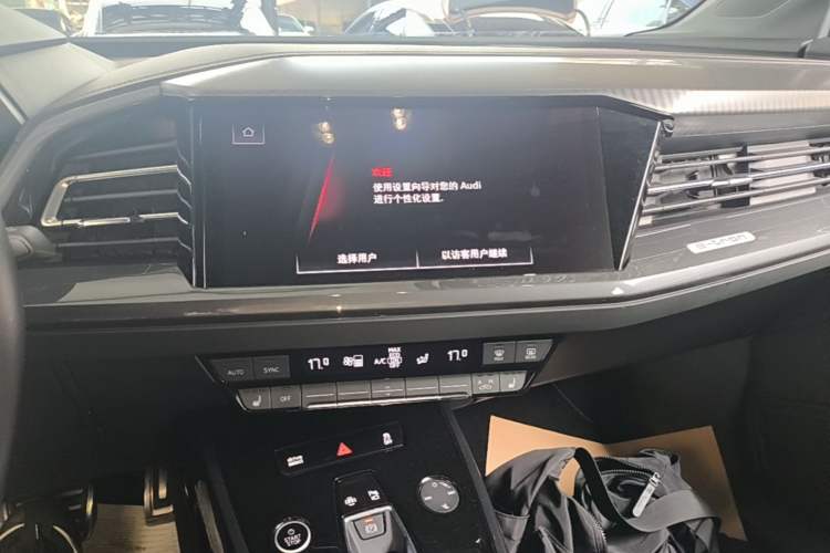 Used Audi Q4 e-tron 2024 40 e-tron Boundary Edition Audio And AC Panel