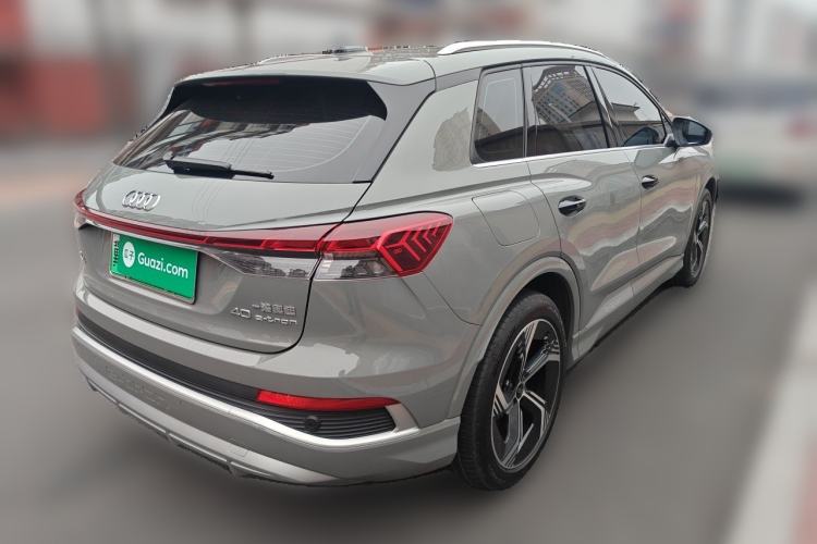 Used Audi Q4 e-tron 2024 40 e-tron Boundary Edition Rear Right 45 Deg