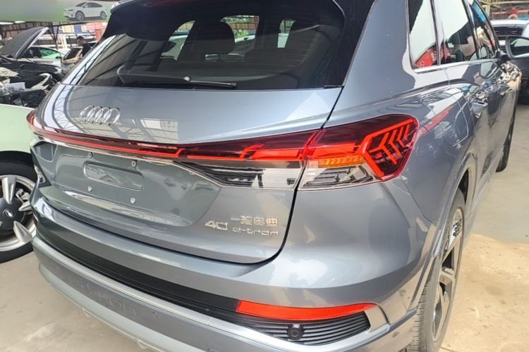 Used Audi Q4 e-tron 2024 40 e-tron Boundary Edition Rear Right 45 Deg
