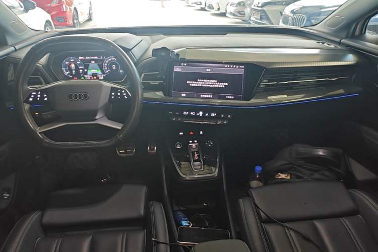 Used Audi Q4 e-tron 2024 40 e-tron Boundary Edition Center Console