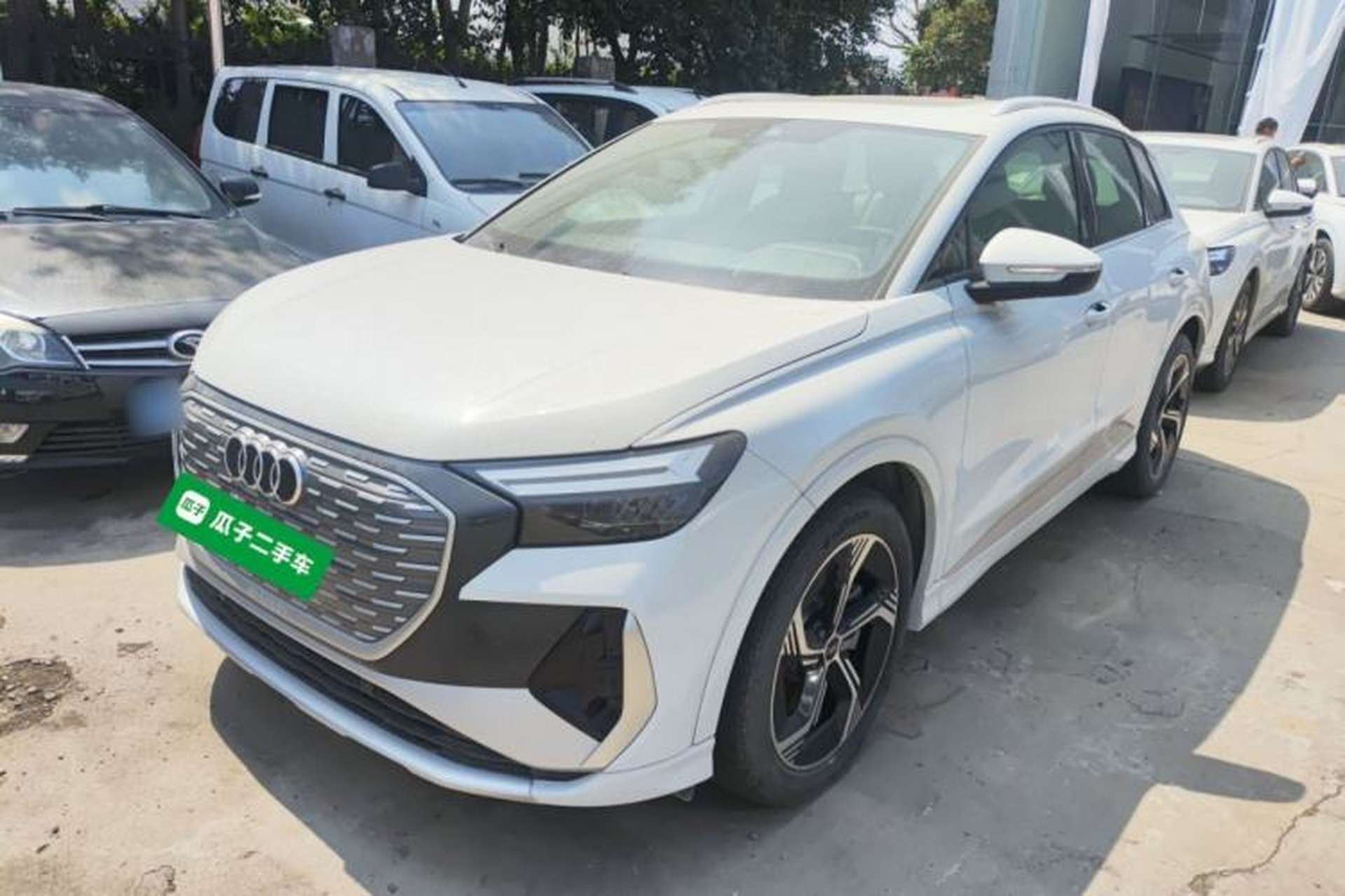 Used Audi Q4 e-tron 2024 40 e-tron Boundary Edition Front Left 45 Deg