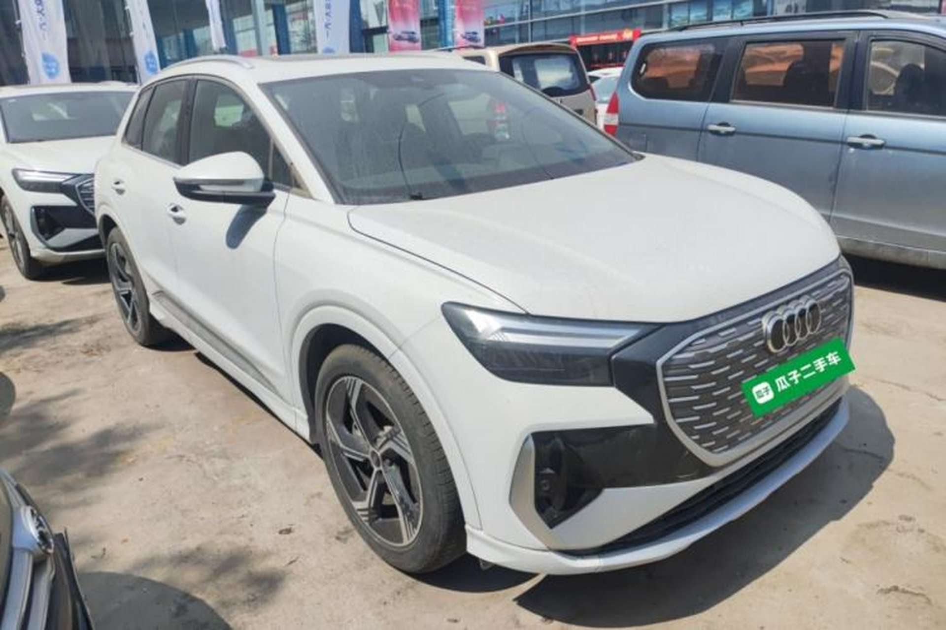 Used Audi Q4 e-tron 2024 40 e-tron Boundary Edition Front Right 45 Deg