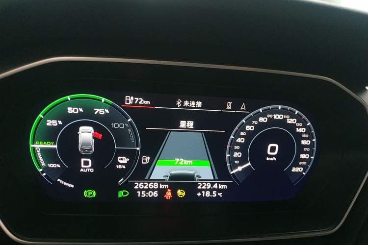 Used Audi Q4 e-tron 2024 50 e-tron quattro Creation Edition Midnight Instrument Cluster
