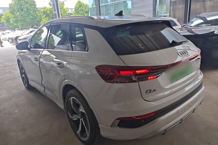 Used Audi Q4 e-tron 2024 40 e-tron Boundary Edition Rear Left 45 Deg