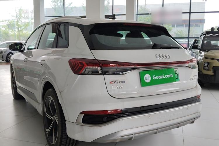 Used Audi Q4 e-tron 2024 40 e-tron Boundary Edition Rear Left 45 Deg
