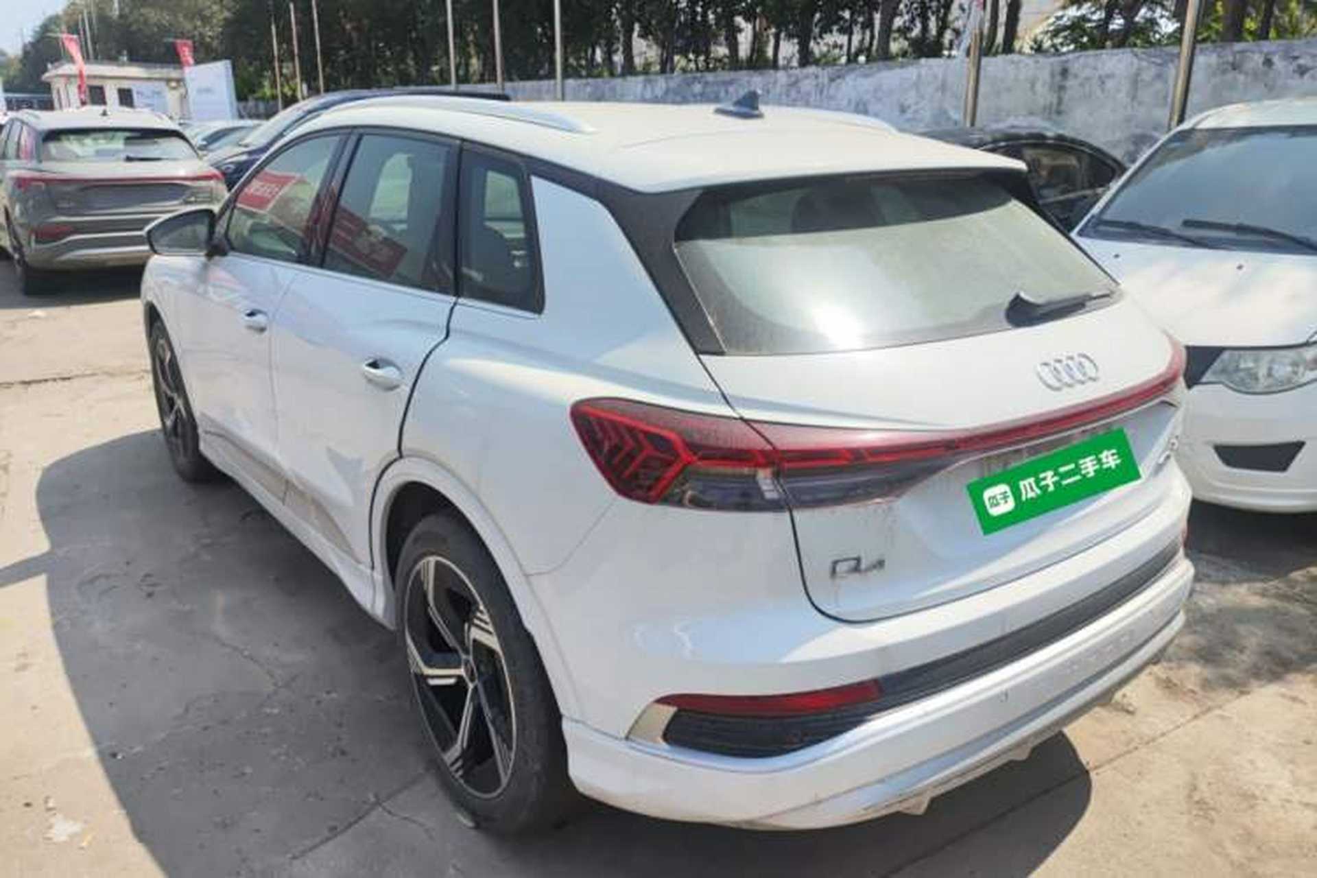 Used Audi Q4 e-tron 2024 40 e-tron Boundary Edition Rear Left 45 Deg