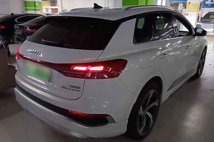 Used Audi Q4 e-tron 2024 40 e-tron Boundary Edition Rear Right 45 Deg
