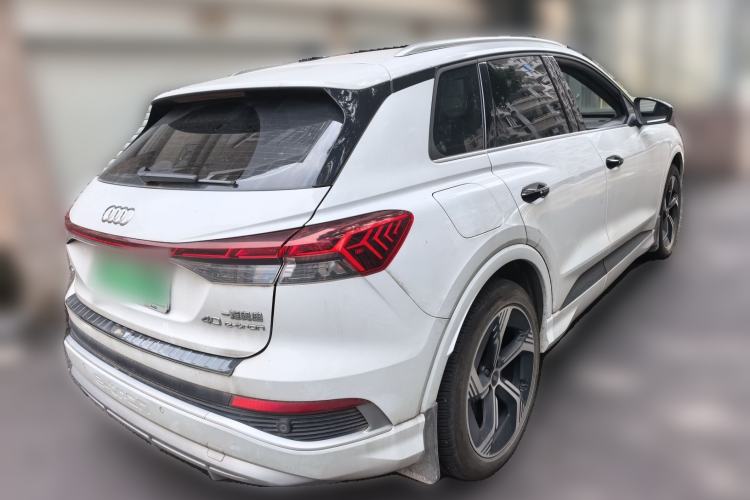 Used Audi Q4 e-tron 2024 40 e-tron Boundary Edition Rear Right 45 Deg