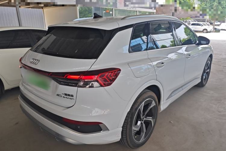 Used Audi Q4 e-tron 2024 40 e-tron Boundary Edition Rear Right 45 Deg