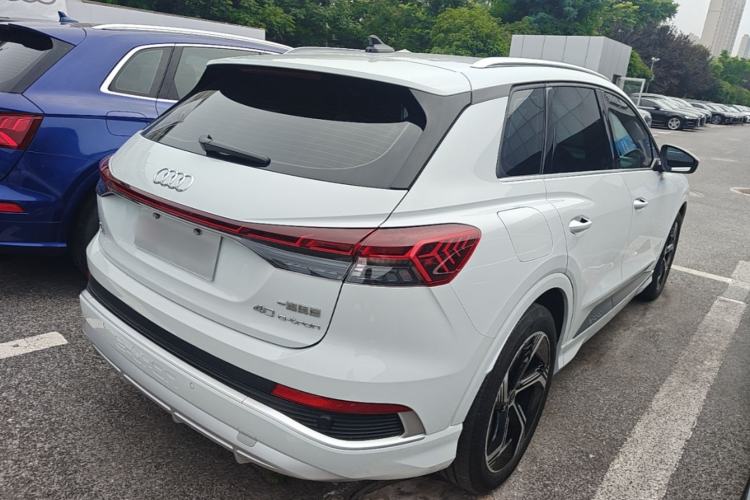 Used Audi Q4 e-tron 2024 40 e-tron Boundary Edition Rear Right 45 Deg