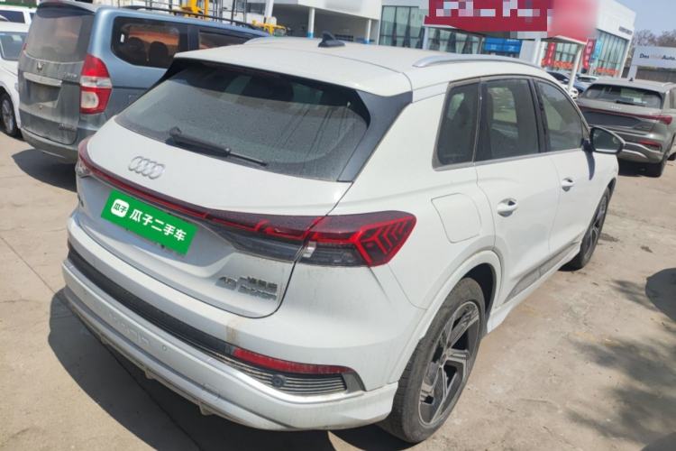 Used Audi Q4 e-tron 2024 40 e-tron Boundary Edition Rear Right 45 Deg