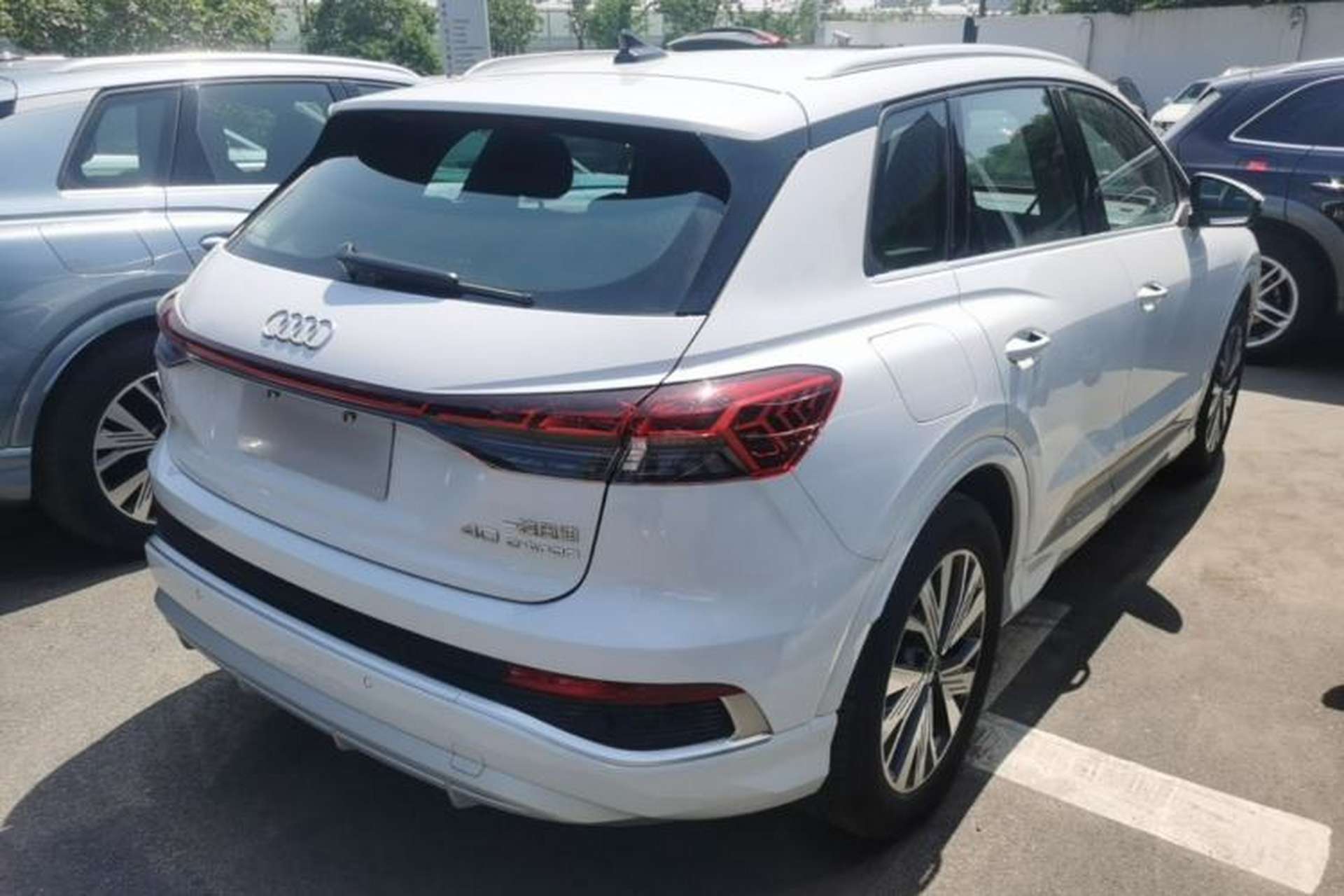 Used Audi Q4 e-tron 2024 40 e-tron Adventure Edition Rear Right 45 Deg