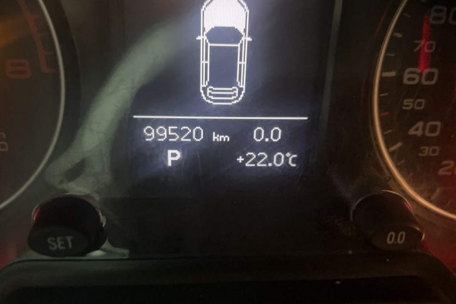 Used Audi Q5 2013 40 TFSI Technology Edition Odometer Close Up