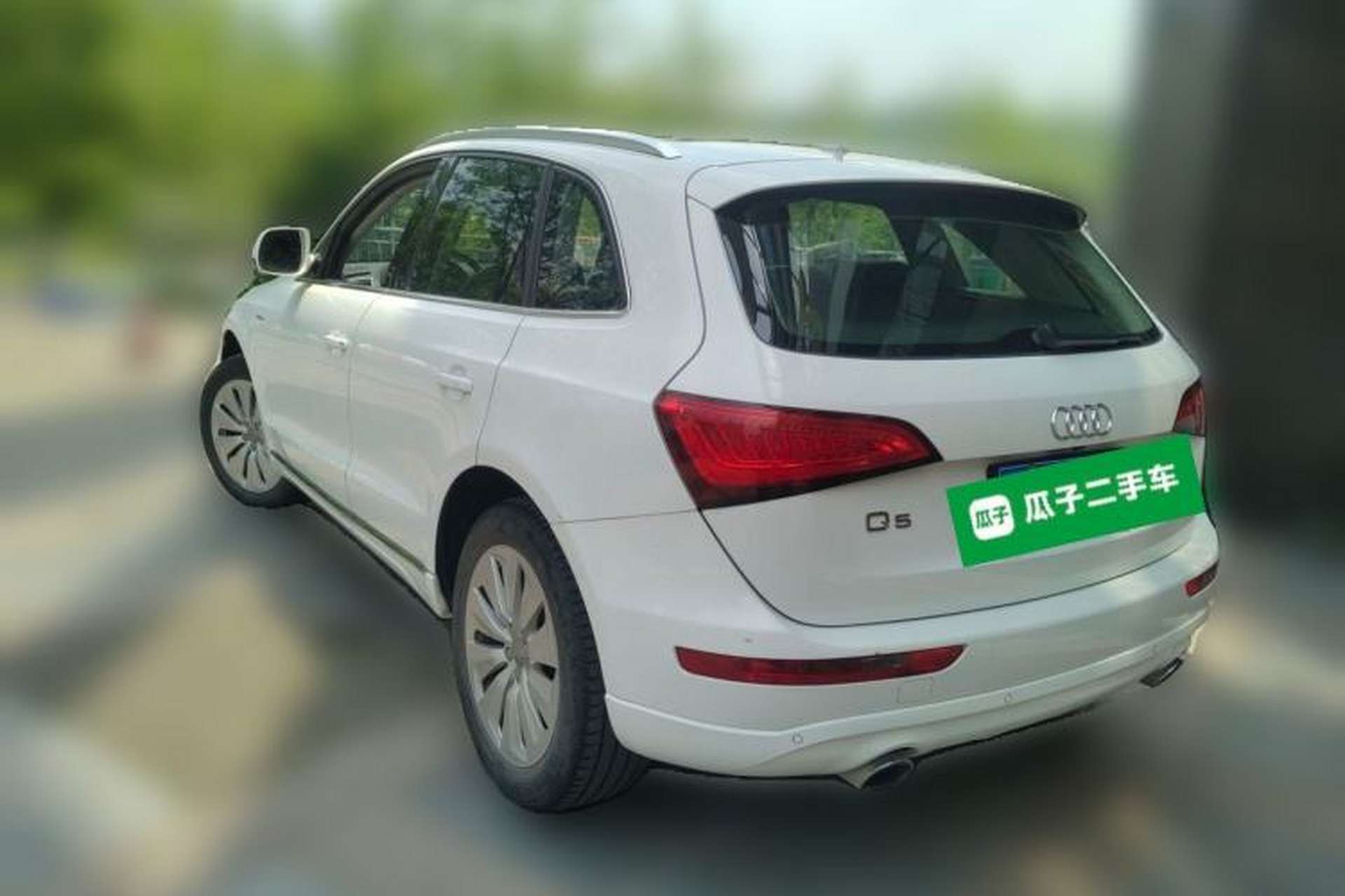 Used Audi Q5 2013 40 TFSI hybrid Rear Left 45 Deg