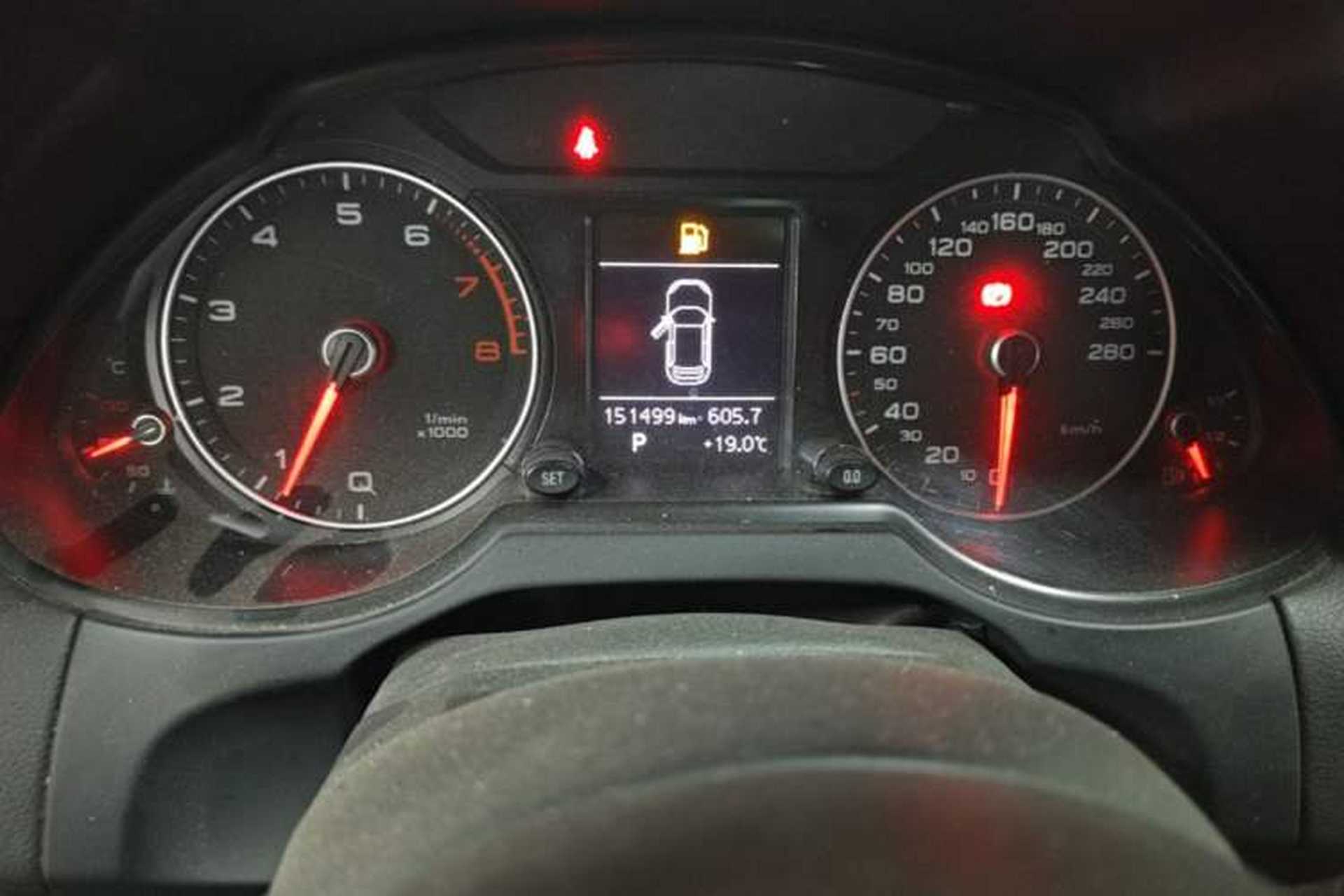 Used Audi Q5 2015 40 TFSI Trendy Edition Odometer Close Up