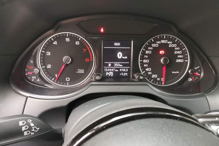Used Audi Q5 2015 40 TFSI Technology Edition Odometer Close Up