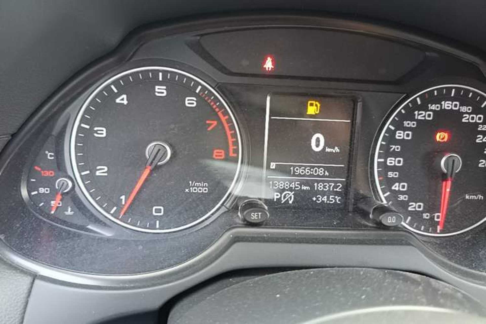Used Audi Q5 2015 40 TFSI Trendy Edition Odometer Close Up