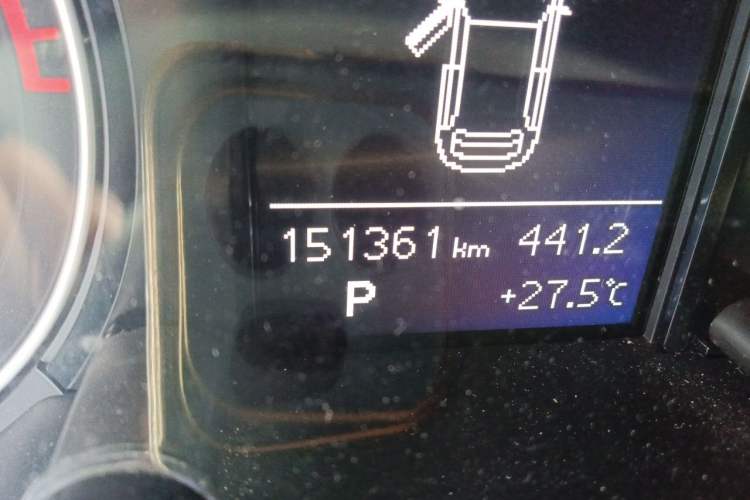 Used Audi Q5 2016 40 TFSI Technology Edition Odometer Close Up