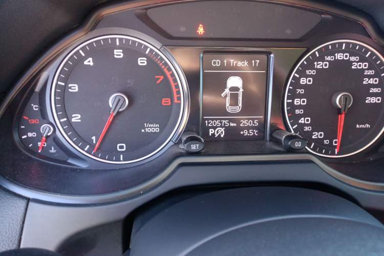 Used Audi Q5 2016 40 TFSI Technology Edition Odometer Close Up