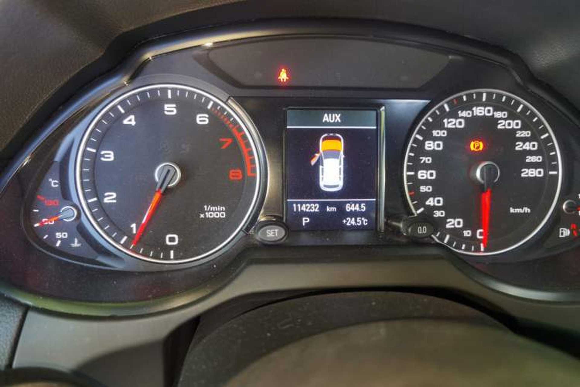 Used Audi Q5 2017 40 TFSI Technology Edition Odometer Close Up