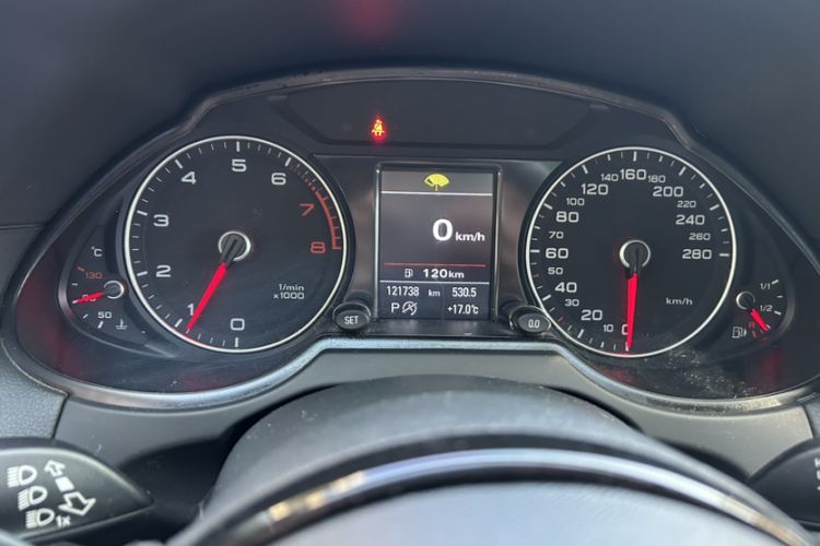 Used Audi Q5 2017 40 TFSI Technology Edition Odometer Close Up