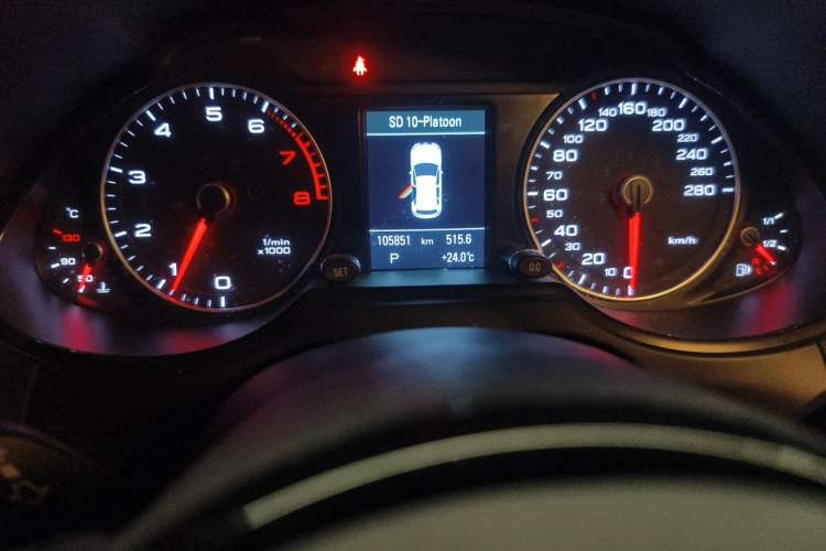 Used Audi Q5 2017 40 TFSI Technology Edition Odometer Close Up