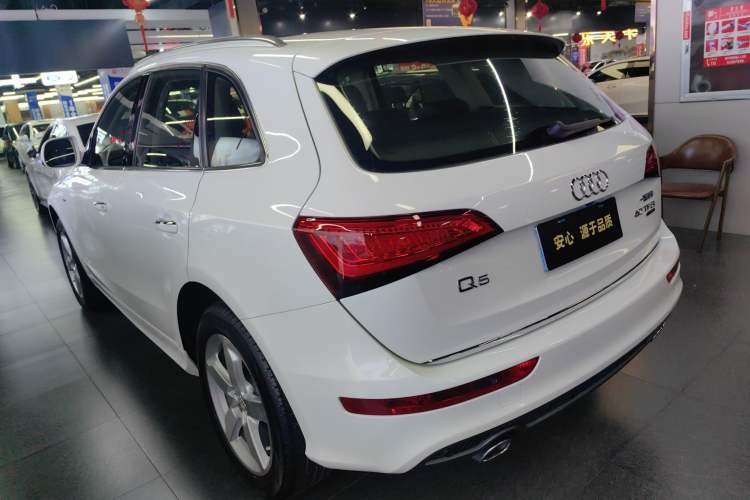 Used Audi Q5 2017 Plus 40 TFSI Ambition Model Rear Left 45 Deg