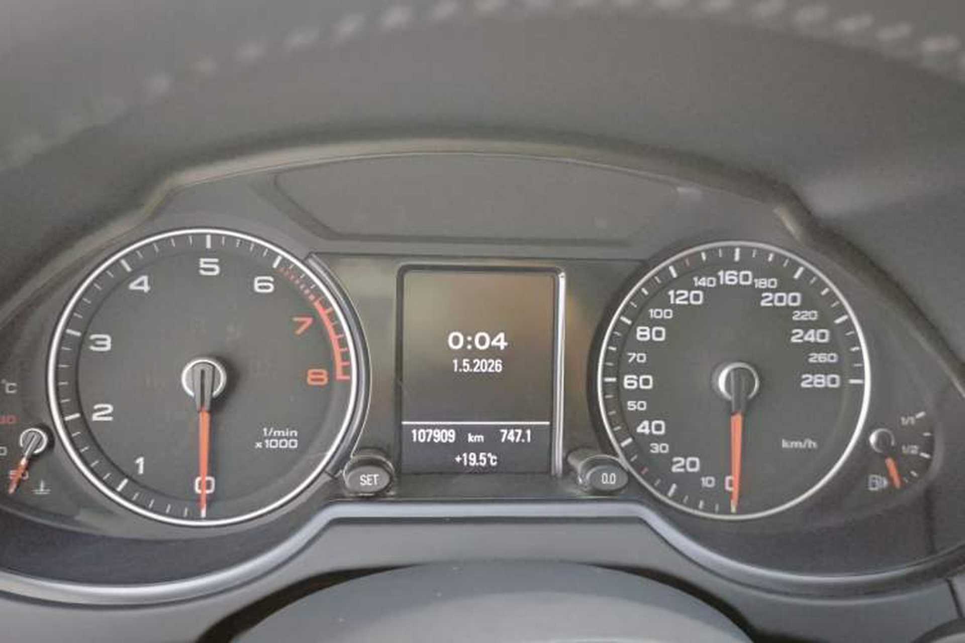 Used Audi Q5 2018 Collector's Edition 40 TFSI Technology Model Odometer Close Up