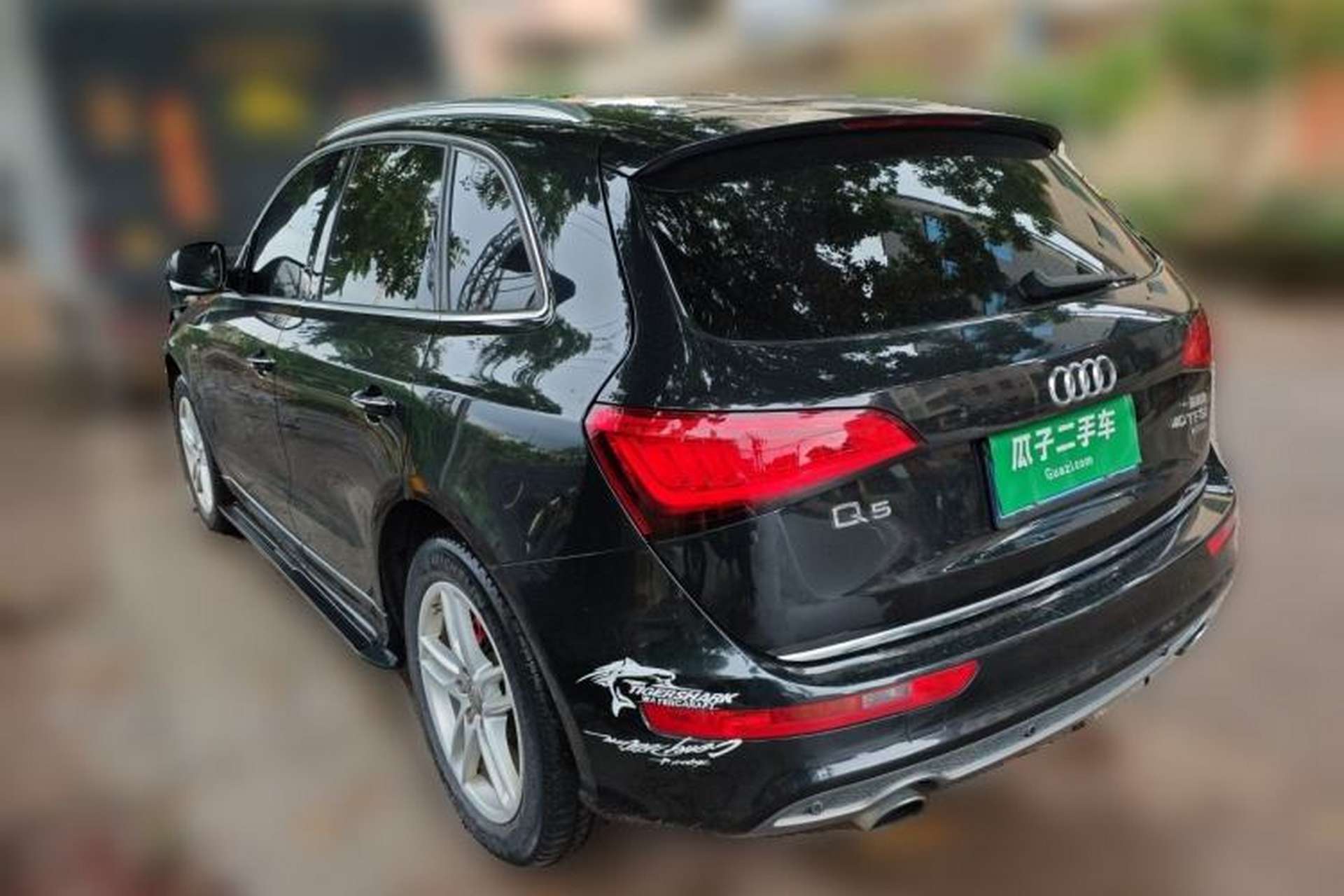 Used Audi Q5 2018 Collector's Edition 40 TFSI Technology Model Rear Left 45 Deg