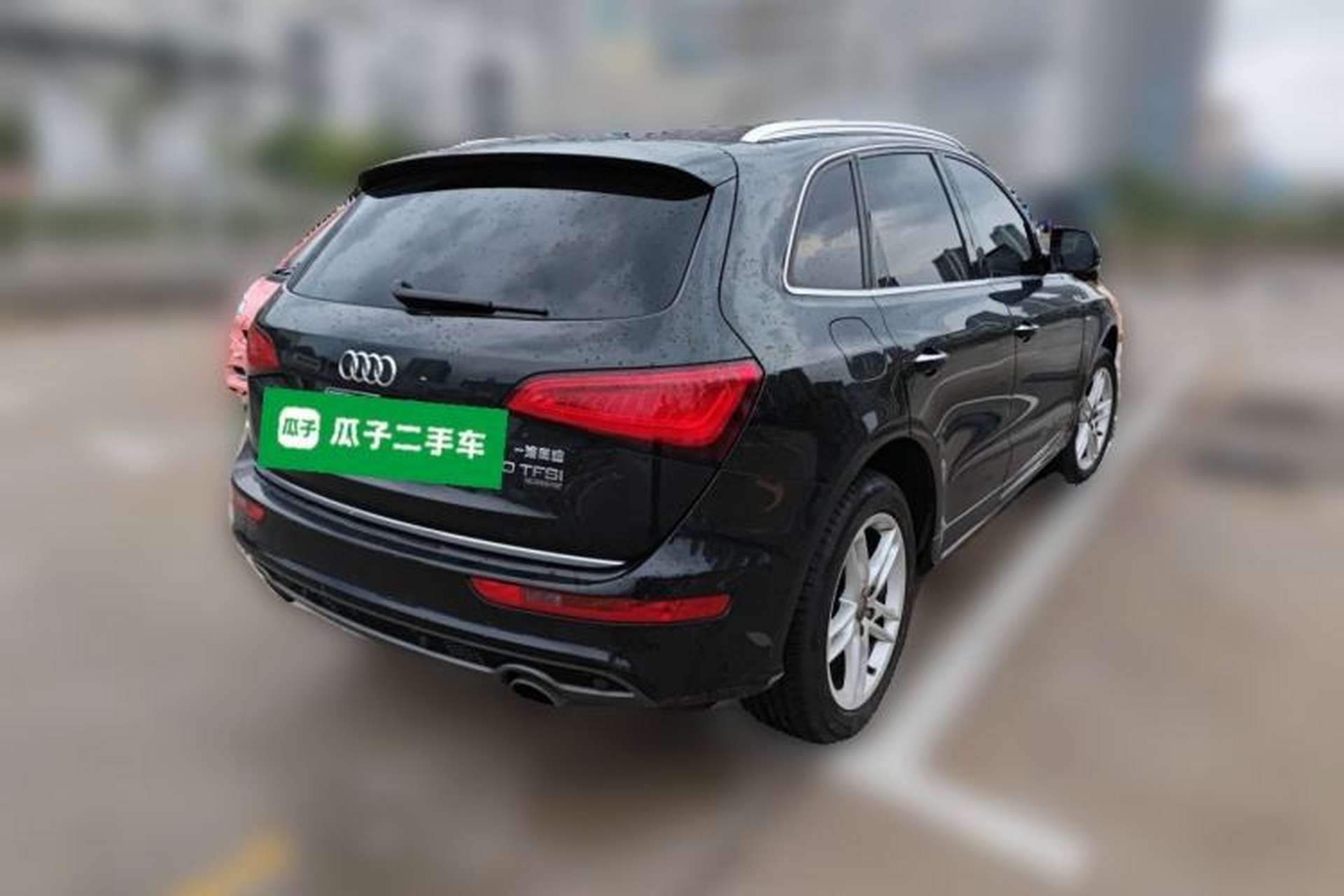 Used Audi Q5 2018 Collector's Edition 40 TFSI Technology Model Rear Right 45 Deg
