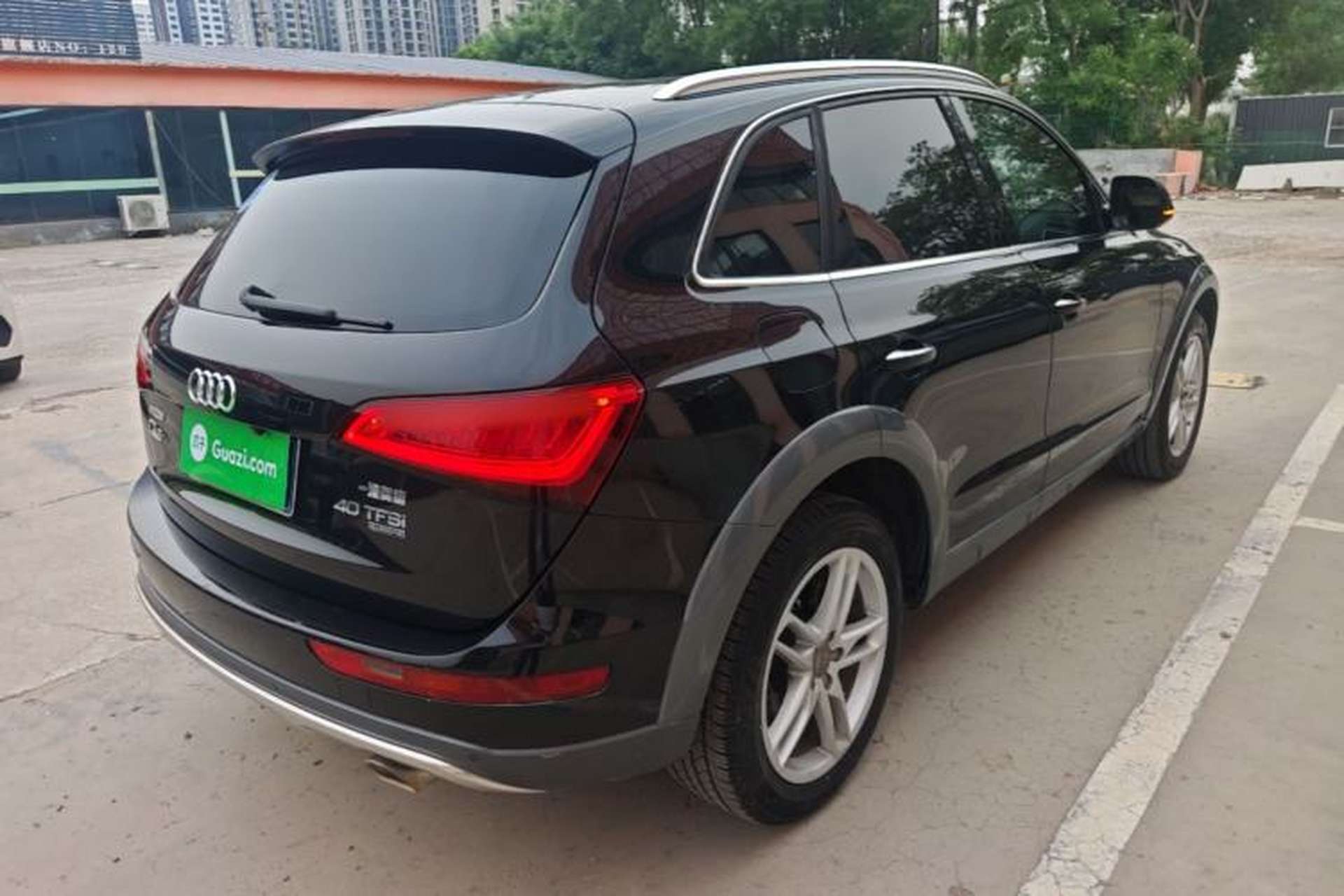 Used Audi Q5 2018 Collector's Edition 40 TFSI Technology Model Rear Right 45 Deg