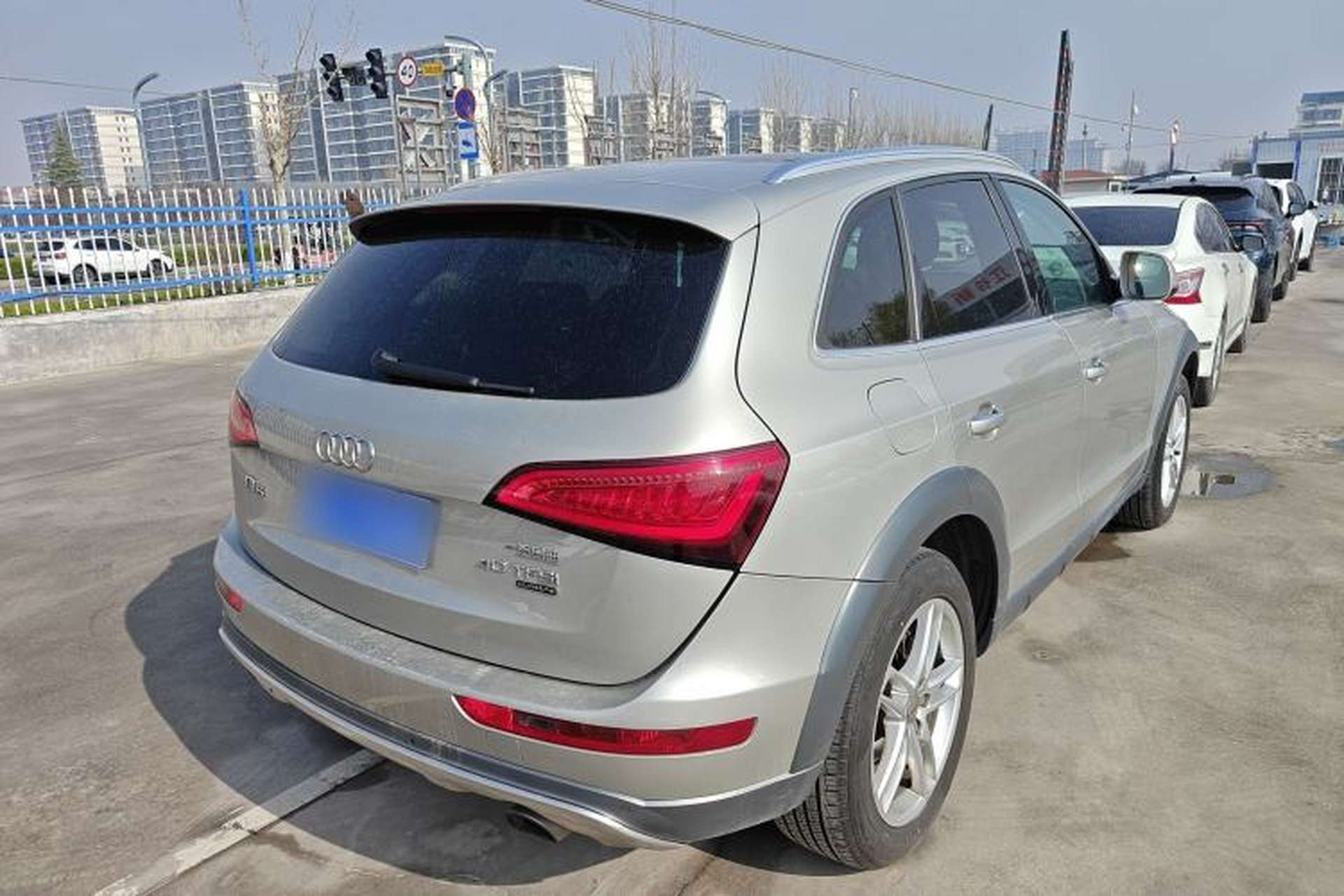 Used Audi Q5 2018 Collector's Edition 40 TFSI Technology Model Rear Right 45 Deg